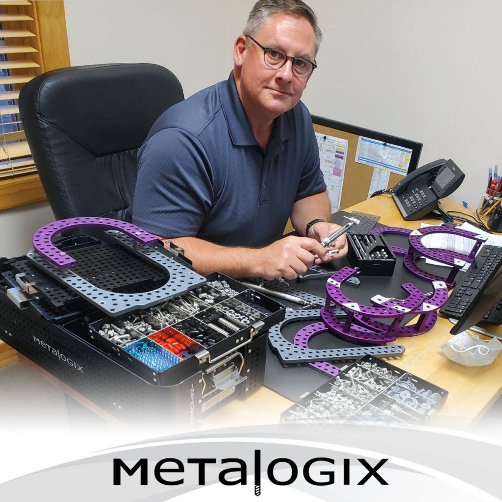 Dr. Paul Bishop using Metalogix External Plating System